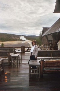 Old Faithful deck Old Faithful deck